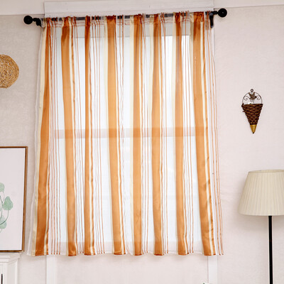 Window Curtain Modern Striped Sheer Curtain Vertical Window Screening Window Rod Pocket Curtain Panel for Living Room Bedroom Dini
Window Curtain Modern Striped Sheer Curtain Vertical Window Screening Window Rod Pocket Curtain Panel for Living Room Bedroom Dini