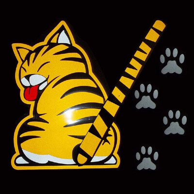 Cartoon Cat Moving Tail Paws Sticker Window Reflective Sheeting 3D Car Decal Rear Wiper Funny Outside Styling Windshield Auto Vehi 
Cartoon Cat Moving Tail Paws Sticker Window Reflective Sheeting 3D Car Decal Rear Wiper Funny Outside Styling Windshield Auto Vehi