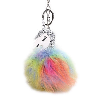 Fashion Colorful Fur Ball Fox Key-chain Bag Plush Car Door Key Ring Charm Decorative Pendant Gift Pink
Fashion Colorful Fur Ball Fox Key-chain Bag Plush Car Door Key Ring Charm Decorative Pendant Gift Pink