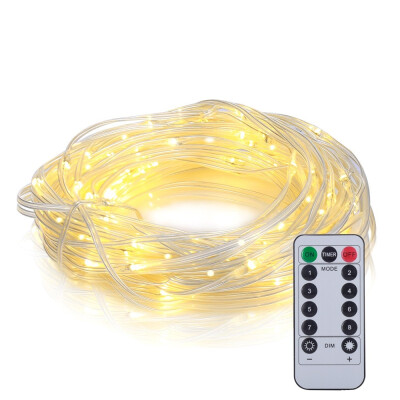 100 LEDs 10m Fairy Copper String Light DIY Shape 8 Modes with Remote Control
100 LEDs 10m Fairy Copper String Light DIY Shape 8 Modes with Remote Control
