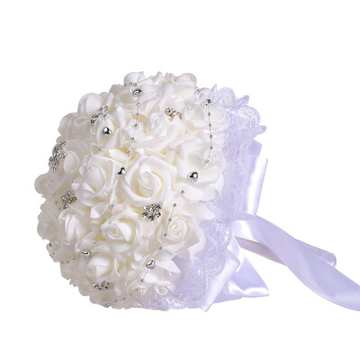 Gobestart Wedding Bouquet Bouquet Crystal Rose Pearl Bridesmaid Wedding Bouquet Bride Artificial Silk Flower
Gobestart Wedding Bouquet Bouquet Crystal Rose Pearl Bridesmaid Wedding Bouquet Bride Artificial Silk Flower