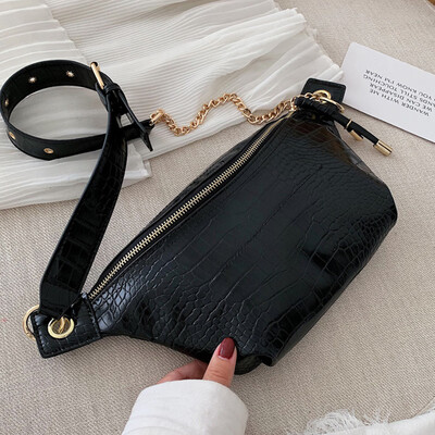 Autumn&winter slanted chest bag woman tide 2019 new Korean version fashion 100 lap chain single shoulder bag network celebrity 
Autumn&winter slanted chest bag woman tide 2019 new Korean version fashion 100 lap chain single shoulder bag network celebrity