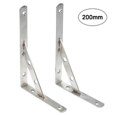2pcs Triangular Bracket Stainless Steel Triangular Support Bracket Set of 2pcs Shelf Brackets Microwave Oven Rack Supporting Frame
2pcs Triangular Bracket Stainless Steel Triangular Support Bracket Set of 2pcs Shelf Brackets Microwave Oven Rack Supporting Frame