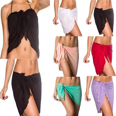 2018 New Details About Mini Sarongs Chiffon Short Sarong Wrap Cover Up Holiday Beach Swimwear
2018 New Details About Mini Sarongs Chiffon Short Sarong Wrap Cover Up Holiday Beach Swimwear