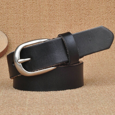 Female black belt Korean cowgirl fashion pure leather belt first layer leather trousers with washed soft
Female black belt Korean cowgirl fashion pure leather belt first layer leather trousers with washed soft