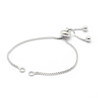 Sterling Silver Chain Bracelet Makings Slider Bracelets Making Platinum 4-34"12cm 07mm Hole 2mm
Sterling Silver Chain Bracelet Makings Slider Bracelets Making Platinum 4-34"12cm 07mm Hole 2mm
