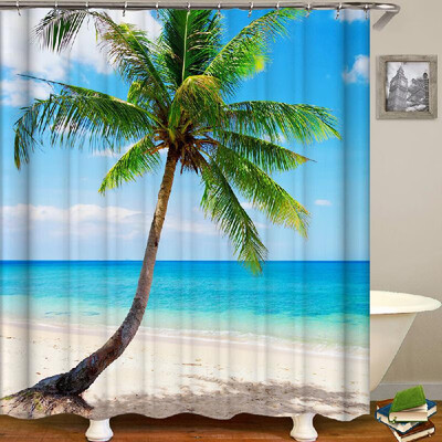Shower Curtain Seaside Scenery Printed Blackout Curtains Waterproof Mildew-proof Bathroom Curtain 71"x71
Shower Curtain Seaside Scenery Printed Blackout Curtains Waterproof Mildew-proof Bathroom Curtain 71"x71