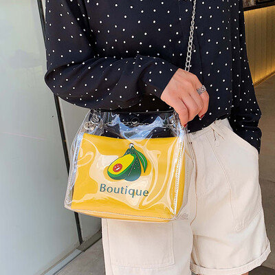Summer small fresh bucket bag Messenger bag female bag 2019 new fashion transparent bag wild ins chain bag
Summer small fresh bucket bag Messenger bag female bag 2019 new fashion transparent bag wild ins chain bag