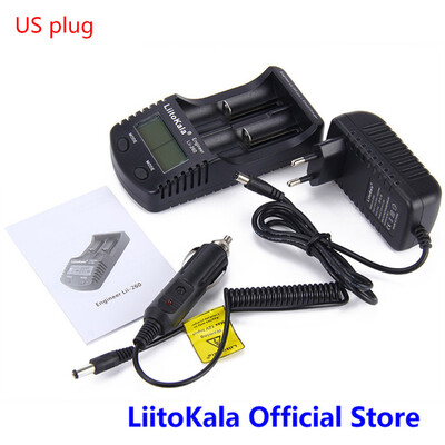 LiitoKala Lii-260 Intelligent LCD Battery Charger Battery CapacityVoltageResistance Testing for 1865026650 Battery
LiitoKala Lii-260 Intelligent LCD Battery Charger Battery CapacityVoltageResistance Testing for 1865026650 Battery