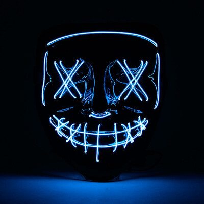 Halloween decoration Cold light mask glowing mask halloween el luminous line cold light mask
Halloween decoration Cold light mask glowing mask halloween el luminous line cold light mask