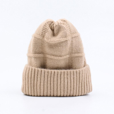 Women Knitted Hat Solid Color Wool Blends Stripe Ribbed Trim Casual Cool Warm Autumn Winter Beanies
Women Knitted Hat Solid Color Wool Blends Stripe Ribbed Trim Casual Cool Warm Autumn Winter Beanies