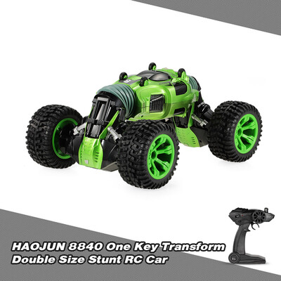 HAOJUN 8840 24G 4WD One Key Transform Double Side Stunt Car Electric RTR Crawler RC Car
HAOJUN 8840 24G 4WD One Key Transform Double Side Stunt Car Electric RTR Crawler RC Car