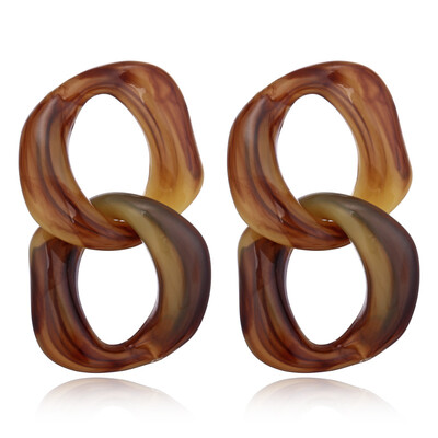EK839 Bohemia Statement Personality Twisted Shape Vintage Big Link Acrylic Drop Earrings for Women Jewelry Gift Party Jewelry
EK839 Bohemia Statement Personality Twisted Shape Vintage Big Link Acrylic Drop Earrings for Women Jewelry Gift Party Jewelry