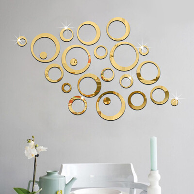 〖Follure〗23pcs 3D Circles Mirror Wall Sticker DIY Decal Vinyl Mural Home Decor Removable
〖Follure〗23pcs 3D Circles Mirror Wall Sticker DIY Decal Vinyl Mural Home Decor Removable