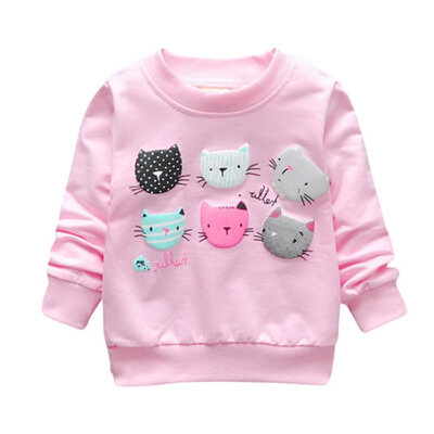Sweatshirt for Girls Kids Spring Jacket Girls kids Cartoon Cat Long Sleeve Spring Autum Pull Sweatshirts for girls
Sweatshirt for Girls Kids Spring Jacket Girls kids Cartoon Cat Long Sleeve Spring Autum Pull Sweatshirts for girls