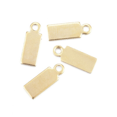 304 Stainless Steel Pendants Blank Stamping Tag Charms Rectangle Golden 11x4x08mm Hole 1mm
304 Stainless Steel Pendants Blank Stamping Tag Charms Rectangle Golden 11x4x08mm Hole 1mm