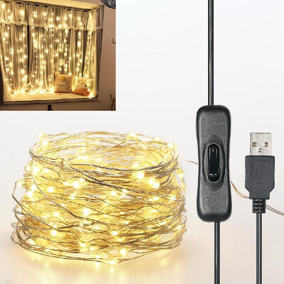 Fairy Lights 12m 120 LEDs String Lights USB IP65 Waterproof Warm White for XmasWeddingIndoorOutdoor-Silver Wire 
Fairy Lights 12m 120 LEDs String Lights USB IP65 Waterproof Warm White for XmasWeddingIndoorOutdoor-Silver Wire
