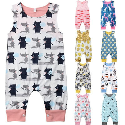 Infant Toddler Baby Kids Unisex Usmmer Sleeveless Cute Cartoon Print Romper Jumpsuit Playsuit Outfit
Infant Toddler Baby Kids Unisex Usmmer Sleeveless Cute Cartoon Print Romper Jumpsuit Playsuit Outfit