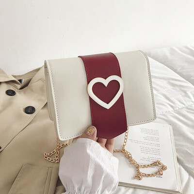 2019 new color belt leather heart Messenger bag small fairy chic fashion wild temperament chain shoulder bag
2019 new color belt leather heart Messenger bag small fairy chic fashion wild temperament chain shoulder bag