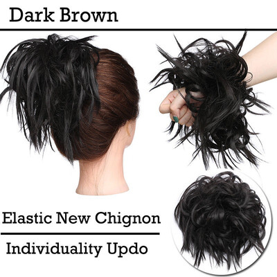 Updo Messy Bun Hair Piece Scrunchies Synthetic Wavy Bun Extensions Band Elastic Scrunchie Chignon Ponytail Hairpiece for Women
Updo Messy Bun Hair Piece Scrunchies Synthetic Wavy Bun Extensions Band Elastic Scrunchie Chignon Ponytail Hairpiece for Women