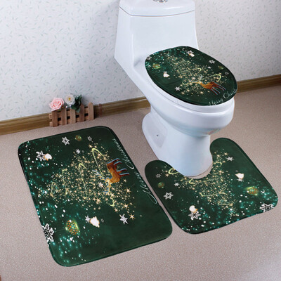Tailored 3PCS Christmas Bathroom Non-Slip Pedestal Rug Lid Toilet Cover Bath Mat Set
Tailored 3PCS Christmas Bathroom Non-Slip Pedestal Rug Lid Toilet Cover Bath Mat Set