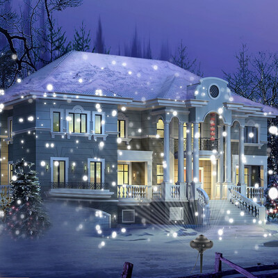 Gobestart Snowfall Snow Flake Christmas Outside House LED Projector Light Project Decor
Gobestart Snowfall Snow Flake Christmas Outside House LED Projector Light Project Decor