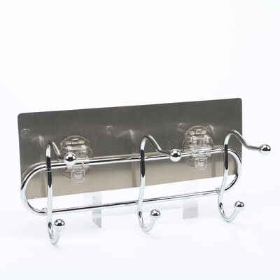 Stainless Steel Hanger Row Hook Bathroom Kithcen Bedroom Hanging Rack Hat Coat Clothes Railing Clasp Holder
Stainless Steel Hanger Row Hook Bathroom Kithcen Bedroom Hanging Rack Hat Coat Clothes Railing Clasp Holder