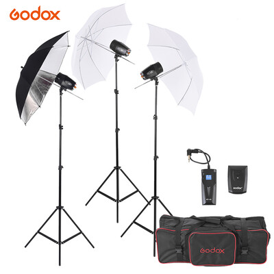 Godox M180-A Mini 3 180WS Studio Photo Flash Strobe Lighting Kit with 3 Flash 3Light Stand 2 Soft Umbrella 1Relect
Godox M180-A Mini 3 180WS Studio Photo Flash Strobe Lighting Kit with 3 Flash 3Light Stand 2 Soft Umbrella 1Relect