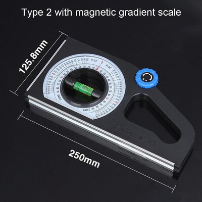 Engineering inclinometer slope measuring ruler magnetic horizontal angle universal slope degree multi-function slope measuring ins
Engineering inclinometer slope measuring ruler magnetic horizontal angle universal slope degree multi-function slope measuring ins
