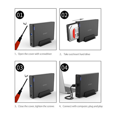 ORICO 7688U3 USAP Vertical Hard Drive HDD Enclosure 35 inch USB 30 to SATA 30 HDD Case Docking Station Support WindowsMacLinu
ORICO 7688U3 USAP Vertical Hard Drive HDD Enclosure 35 inch USB 30 to SATA 30 HDD Case Docking Station Support WindowsMacLinu