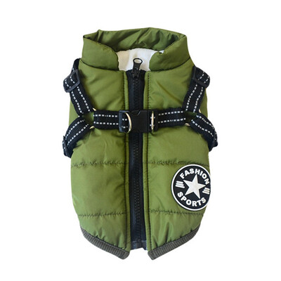 Dog Coat Autumn Winter Puppy Winter Ski Suit Clothes Small Dog Jacket Chest Back Clothing Pet vest Coat Supplies -XXL
Dog Coat Autumn Winter Puppy Winter Ski Suit Clothes Small Dog Jacket Chest Back Clothing Pet vest Coat Supplies -XXL