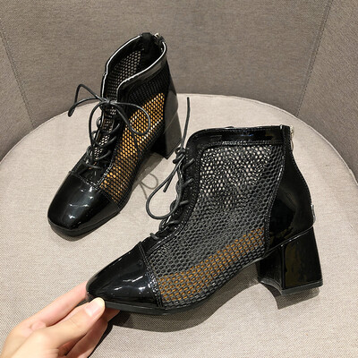 Martin Boots Girl Summer Breathable British Shoes Slim Boots Increase Hollow Mesh Boots Children
Martin Boots Girl Summer Breathable British Shoes Slim Boots Increase Hollow Mesh Boots Children