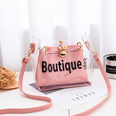 2019 spring&summer new womens bag portable Korean fashion simple PVC trend single shoulder Messenger bag
2019 spring&summer new womens bag portable Korean fashion simple PVC trend single shoulder Messenger bag