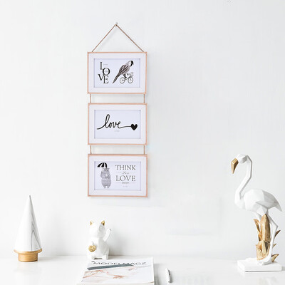 Gobestart Triple Wall-Mounted Frame Creative Wall-Mounted Household Decoration Simple Hemp
Gobestart Triple Wall-Mounted Frame Creative Wall-Mounted Household Decoration Simple Hemp