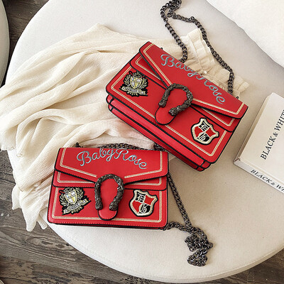 Qiao Bani 2019 new European&American style fashion embroidery badge chain Bacchus bag shoulder diagonal trend handbags
Qiao Bani 2019 new European&American style fashion embroidery badge chain Bacchus bag shoulder diagonal trend handbags