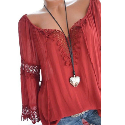 Cotton Sexy Off Shoulder Lace Edge T-Shirt Women Flare Long Sleeve T shirt Female Casual Solid Color Tee Plus Size
Cotton Sexy Off Shoulder Lace Edge T-Shirt Women Flare Long Sleeve T shirt Female Casual Solid Color Tee Plus Size