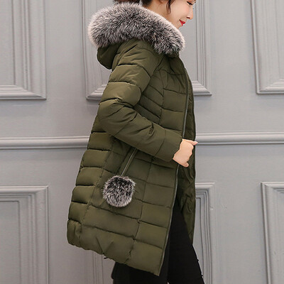 Roseonmyhand Women Hooded Outwear Warm Coat Long Thick Fur Collar Cotton Parka Slim Jacket
Roseonmyhand Women Hooded Outwear Warm Coat Long Thick Fur Collar Cotton Parka Slim Jacket
