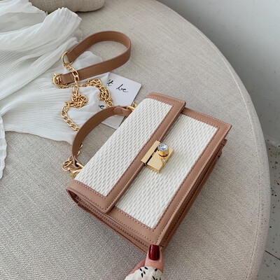 Elegant Female Tote bag 2019 New Quality PU Leather Weaving Womens Luxury Handbag Diamond Lock Chain Shoulder Messenger Bags
Elegant Female Tote bag 2019 New Quality PU Leather Weaving Womens Luxury Handbag Diamond Lock Chain Shoulder Messenger Bags