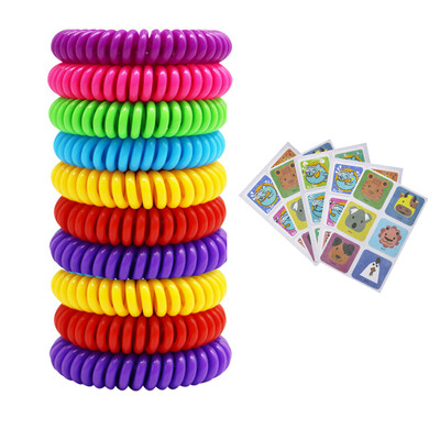 42pcs Summer Plastic Outdoor Repellent Bug Rings Telephone Line Retractable Wrist Band Patch
42pcs Summer Plastic Outdoor Repellent Bug Rings Telephone Line Retractable Wrist Band Patch