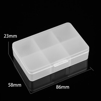 Matte Plastic Clear Home Rectangle 6 Compartments Medicine Pill Holder Storage Box Case
Matte Plastic Clear Home Rectangle 6 Compartments Medicine Pill Holder Storage Box Case