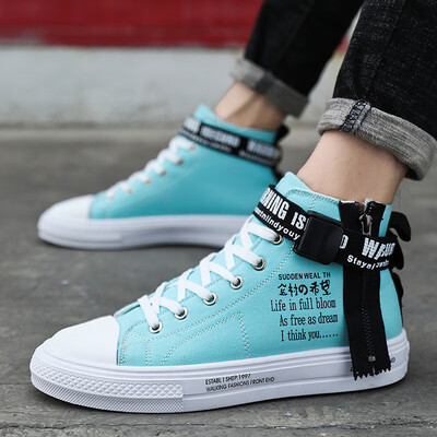 Mens Shoes Fall Fashion Leisure High-top Canvas Shoes Gaobang Harbour Wind Black Students Fashion Shoes
Mens Shoes Fall Fashion Leisure High-top Canvas Shoes Gaobang Harbour Wind Black Students Fashion Shoes