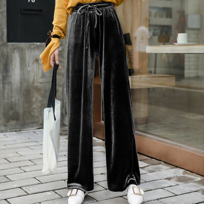 Tailored Fashion Womens Solid High Waist Drawstring Casual Elastic Waist Wide Leg Pants
Tailored Fashion Womens Solid High Waist Drawstring Casual Elastic Waist Wide Leg Pants