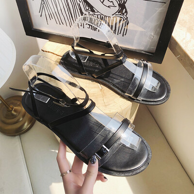 Flat-soled sandals fairy breeze 2019 summer new Korean version of students simple ins network celebrity Roman shoe tide
Flat-soled sandals fairy breeze 2019 summer new Korean version of students simple ins network celebrity Roman shoe tide