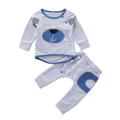 Trendy Baby Clothing Set Warm Outfits Embroidery Bear Sweatshirt Pants Suit
Trendy Baby Clothing Set Warm Outfits Embroidery Bear Sweatshirt Pants Suit