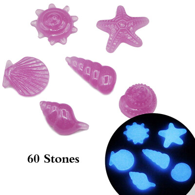 60pcsBag DIY Home Decor Luminous Sea Conch Shell Starfish Glow in Dark Colorful Pebbles Rocks Stone for Aquarium Fish Tank
60pcsBag DIY Home Decor Luminous Sea Conch Shell Starfish Glow in Dark Colorful Pebbles Rocks Stone for Aquarium Fish Tank