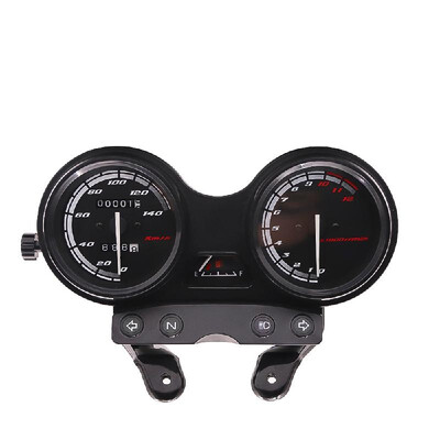 Motorcycle Speedometer Odometer&Tachometer Gauge Dual Display Instrument with Black Bracket Fit For YBR-125 2005-2009
Motorcycle Speedometer Odometer&Tachometer Gauge Dual Display Instrument with Black Bracket Fit For YBR-125 2005-2009