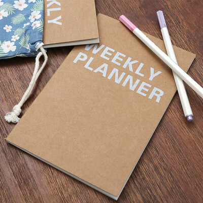 New Weekly Planner Notebook School Tools Stationery Planner 32 Inner Pages Cute Day Planner Paper Quality
New Weekly Planner Notebook School Tools Stationery Planner 32 Inner Pages Cute Day Planner Paper Quality