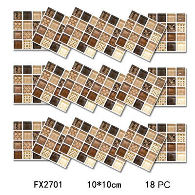 〖Follure〗18PCS 3D Self-adhesive Wall Stickers Simulation European Geometric Tile Stickers
〖Follure〗18PCS 3D Self-adhesive Wall Stickers Simulation European Geometric Tile Stickers