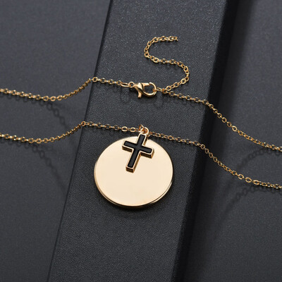 New Gold Copper CZ Zircon Christian Crosses Pendant Necklace For Women Beautiful Fashion Chains Crucifix Dangle Choker Necklaces
New Gold Copper CZ Zircon Christian Crosses Pendant Necklace For Women Beautiful Fashion Chains Crucifix Dangle Choker Necklaces