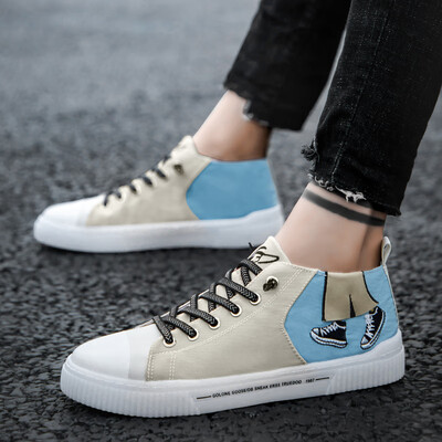 Mens shoes summer trend with canvas board shoes leisure autumn Korean cloth shoes graffiti tide shoes
Mens shoes summer trend with canvas board shoes leisure autumn Korean cloth shoes graffiti tide shoes